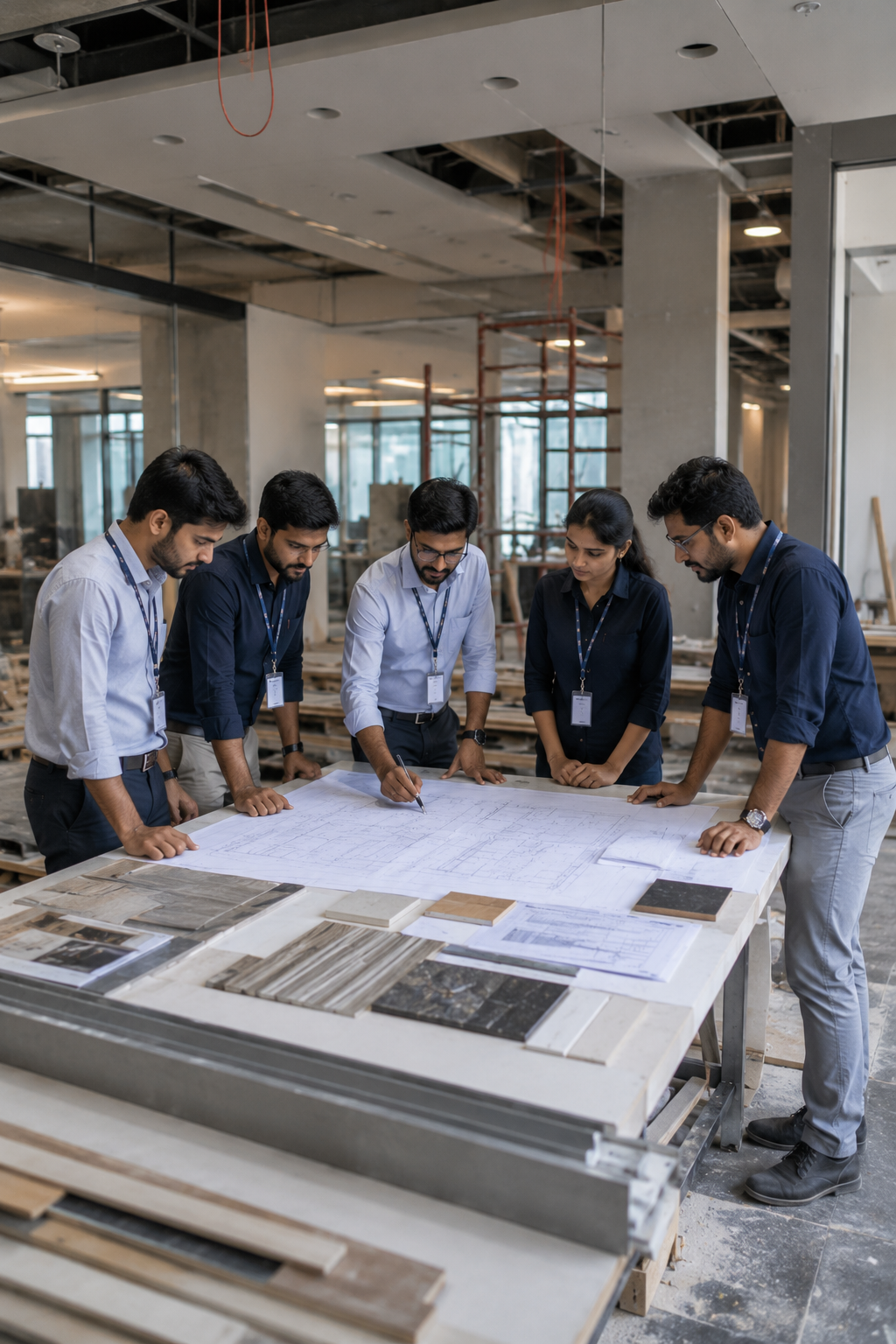 Astorun Fit Out team at work